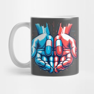 Blue or Red? Mug